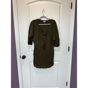 Standard James Perse Olive Green Tunic Dress Size Large